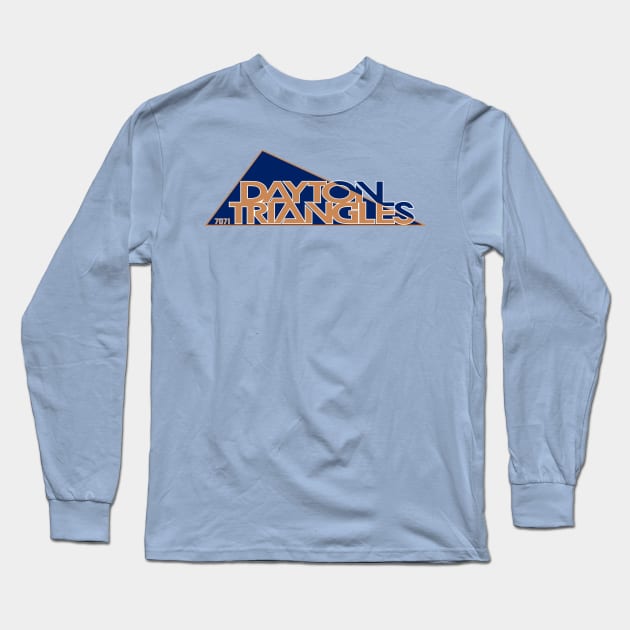 Modernized Dayton Triangles Long Sleeve T-Shirt by 7071